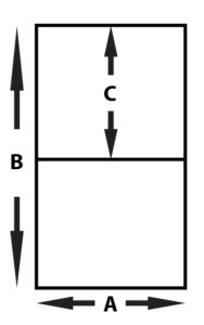 measuring diagram for measuring for your custom invisible storm windows